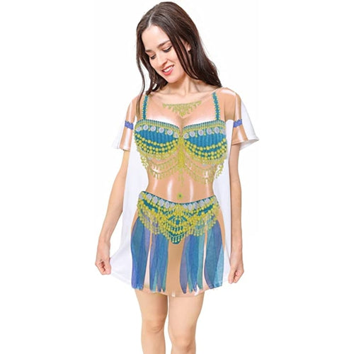 LA Imprints Fantasy Coverup Belly Dancer Bikini Body Coverup T-Shirt