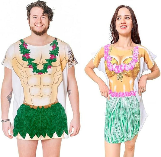 LA Imprints Fantasy Coverup Hila Couple's Bikini Bathing Suit Coverup T-Shirt