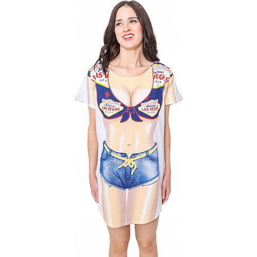 LA Imprints Fantasy Coverup Vegas Bikini Body Coverup T-Shirt