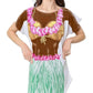 LA Imprints Fantasy Coverup Tan Hula Girl Bikini Body Coverup T-Shirt