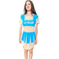 LA Imprints Fantasy Coverup Cheerleader Bikini Body Coverup T-Shirt