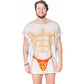 LA Imprints Fantasy Coverup Flames Thong Men's Bikini Body Coverup T-Shirt