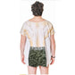 LA Imprints Fantasy Coverup Men's Camo Shorts Bikini Body Coverup T-Shirt