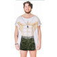 LA Imprints Fantasy Coverup Men's Camo Shorts Bikini Body Coverup T-Shirt