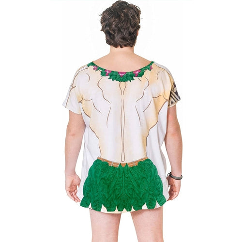LA Imprints Fantasy Coverup Men's Hula Guy Bikini Body Coverup T-Shirt