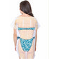 LA Imprints Fantasy Coverup Teal Flowers Bikini Body Coverup T-Shirt